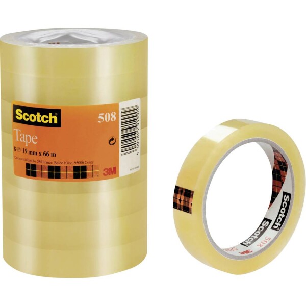 Scotch FT-5100-9733-8 5081966 lepiaca páska priehľadná (d x š) 66 m x 19 mm 8 ks; 5081966