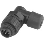 Amphenol C016 20K003 100 12 guľatý faston zástrčka, zahnutá Séria konektoru: C016 Počet kontaktov: 3 + PE 1 ks; C016 20K003 100 12
