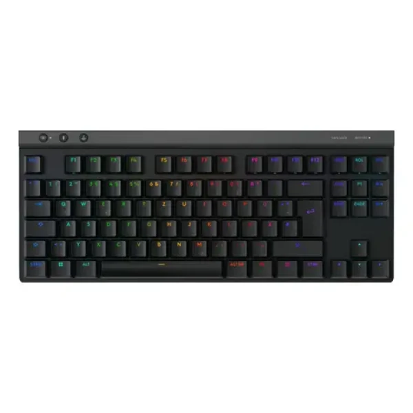 Logitech G515 TKL čierna / Bezdrôtová herná klávesnica / DE layout / Bluetooth + USB LIGHTSPEED prijímač / RGB (920-012544)