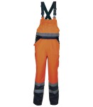 Reflexné pracovné nohavice s trakmi Cofra TUTTLE Farba: Reflexná žltá, Veľkosť: 4XL (V294_0_03_4XL)