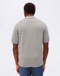 Armedangels Shortsleeve Knit Poloshirt silver melange L