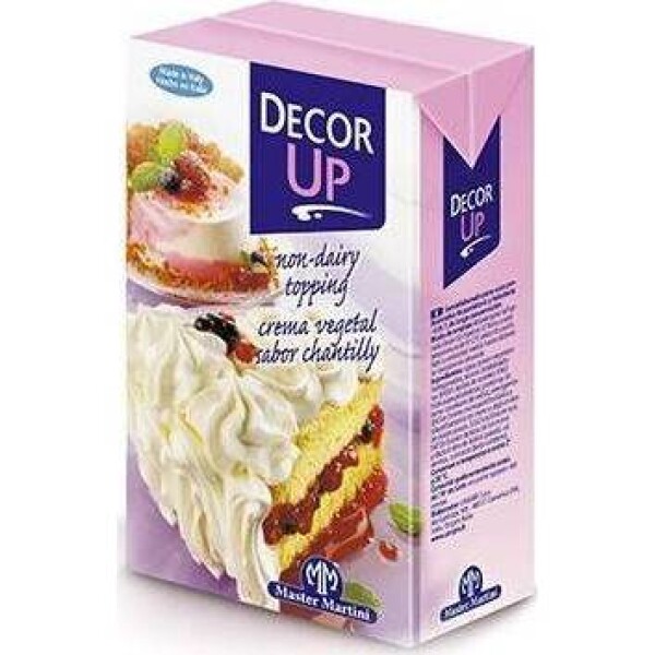 Rastlinná šľahačka Decor Up 27 % (1 l) – krémová a stabilná alternatíva na šľahanie, ideálna na dezerty a zdobenie. - Master Martini