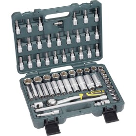 Brüder Mannesmann súprava nástrčných kľúčov, metrický, 3/8 (10 mm), 61-dielna, M 2045-SL; M 2045-SL