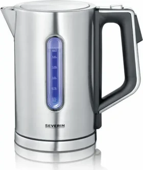 Severin WK 3418 strieborná / Rýchlovarná kanvica / 3000W / 1.7 l / nerez (WK 3418)