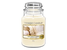 Yankee Candle Sviečka Yankee Candle 623 g - Soft Wool & Amber