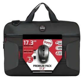 PORT DESIGNS Premium Pack 17.3" čierna / Taška na notebook / s bezdrôtovou myšou (501874)