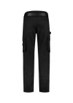 Pracovné nohavice Twill unisex pracovné nohavice čierne 45