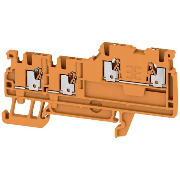 Weidmüller 2579610000 radová svorka priechodky 3.50 mm pružinové pripojenie oranžová 100 ks; 2579610000