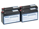 Avacom RBC155 4 ks / Batéria pre UPS / renovačný Kit / náhrada APC RBC155 (AVA-RBC155-KITB)