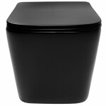 REA - Závesná WC misa Julio Black Matt REA-C6550
