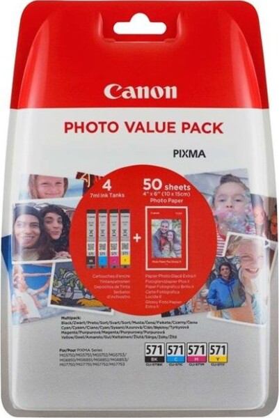 Canon Toner CLI-571 CMYK 0386C007