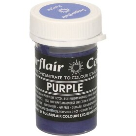 Gélová farba purple pastelová 25g - Sugarflair - Sugarflair