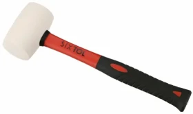 SIXTOL TPR Hammer 450 biela / Gumová palička / 450g / 330mm (SX3115)