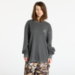 Tričko Carhartt WIP L/S Vista Waffle T-Shirt UNISEX Black Garment Dyed L