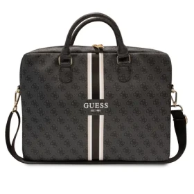 Guess PU 4G Printed Stripes Computer Bag 15/16 čierna (3666339119522)