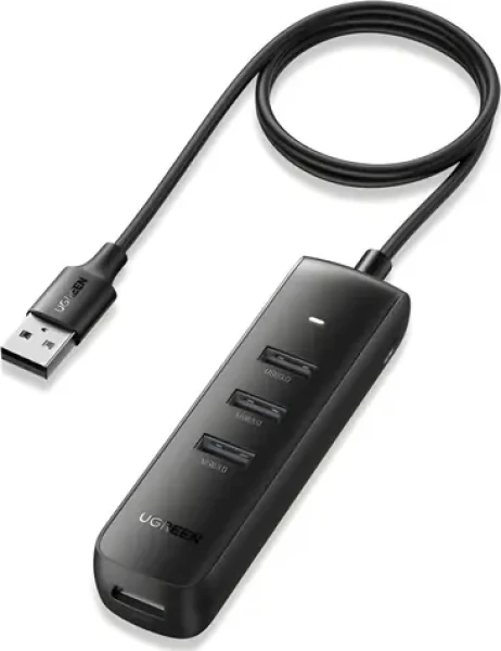 Ugreen CM416 čierna / USB hub / 4X USB-A 3.0 (80657B)