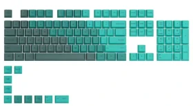 Glorious vymeniteľné klávesy GPBT US Rain Forest / 114 ks / US layout / Cherry MX(+) (GLO-KC-GPBT-RF)
