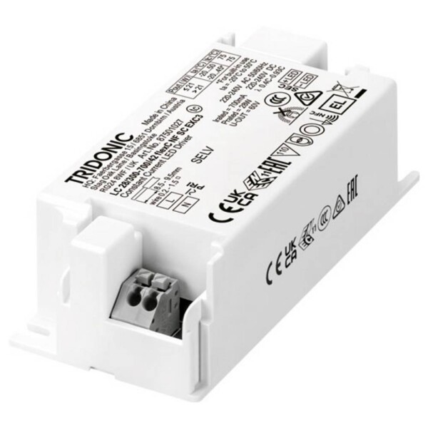 Tridonic LC 28W 300–700mA flexC NFC SC EXC3 LED driver 28 W 0.7 A 7.5 - 42 V; 87501027