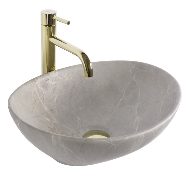 REA - Umývadlo na dosku Sofia Beige Matt REA-U6360