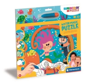 Clementoni PUZZLE s maľovaním vodou Water Magic: Hlbiny mora