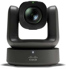 Cisco Room Vision PTZ - kamera konferencyjna - PTZ - farba - 3840 x 2160 - 4K UHD (3840 x 2160) - napędzany silnikiem - HDMI, video over IP - GbE - DC 42.5 - 57 V / PoE+