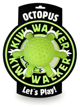Kiwi Walker Chobotnica Mini zelená / Plávacia hračka pre psa / TPR pena / 12 cm (TPR-836)