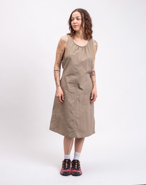 Gramicci Nylon Dress MILK TEA S