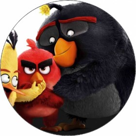 Jedlý papier Angry Birds priatelia 19,5 cm - Pictu Hap - Pictu Hap