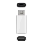 MicroConnect adaptér USB-C (F) - microUSB B (M) biela (USBMICROUSBC)
