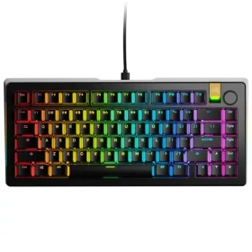 Glorious GMMK 3 Pro HE 75% - Fox HE ANSI čierna / herná 75% TKL / USB-C / ANSI (US) layout / Fox HE / RGB / 1.4m (GLO-KB-GMMK3-PRO-75-PB-HE-W-BLK-US)