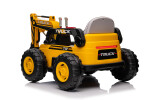 Mamido Mamido Detský elektrický bager CAR-26B žltý | 4x4 | RC 2.4Ghz | EKO koža | 12V10Ah