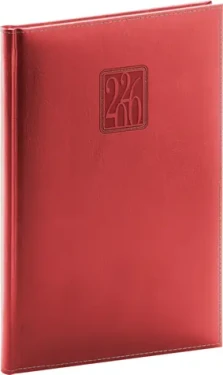 NOTIQUE Týždenný diár Panama 2026, červený, 15 x 21 cm (PGD-TA5PA-6335)