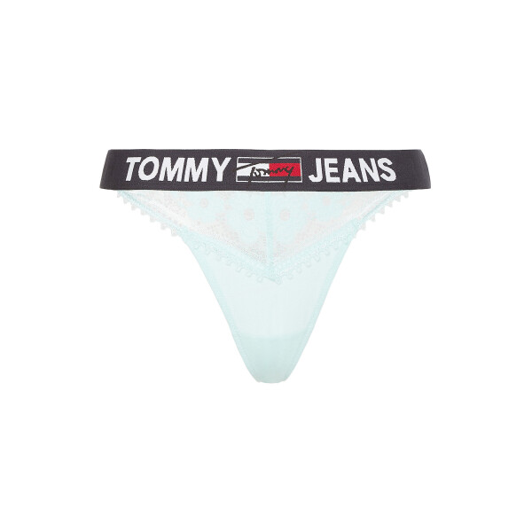 Dámske džínsové čipkované tangá UW0UW03950-C94 - Tommy Hilfiger L