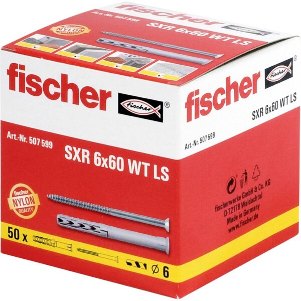 Fischer hmoždinka do rámov 507599 1 sada; 507599
