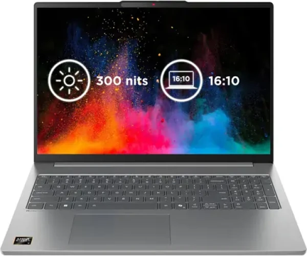 Lenovo IdeaPad Slim 5 16ARP10 sivá / 16" WUXGA / AMD RYZEN 5 7535HS / 16GB / 512GB SSD / AMD Radeon / W11H (83HU002SCK)