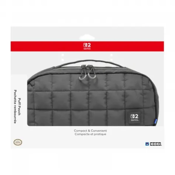 HORI Switch 2 Puff Pouch čierna / ochranný obal pre Nintendo Switch 2 (4961818039957)