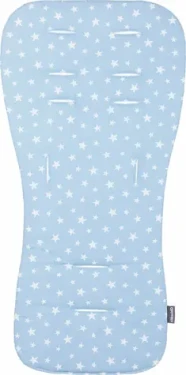 CHIPOLINO Mäkká podložka do kočíka Blue stars (160003)