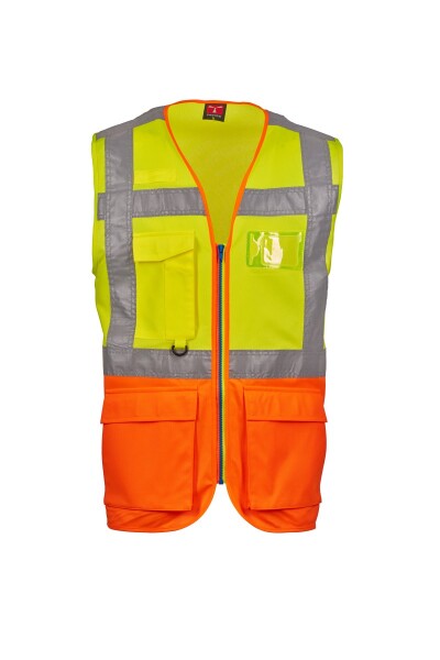 Reflexná pracovná vesta Payper EXTRA Farba: Žltá Fluo/ Dymová, Veľkosť: 2XL (S00846008801036XXL)