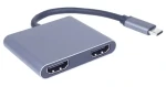 Aten / MST adaptér / USB-C na 2x HDMI + USB 3.0 + USB-C PD / 4K 30Hz (ku31hdmi13)
