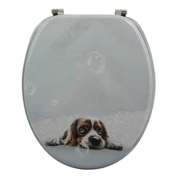 MSV DOGGY WC doštička s motívom / MDF