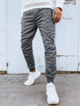 Pánské světle šedé joggers tepláky Dstreet UX4121