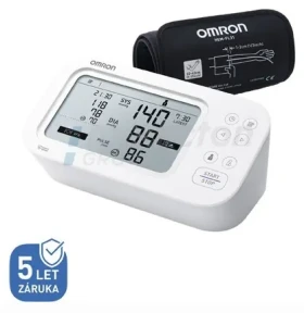 Omron M6 Comfort AFib biela / Digitálny tonometer / detekcia AFib / meranie na paži / manžeta 22-42 cm (HEM-7380-E)