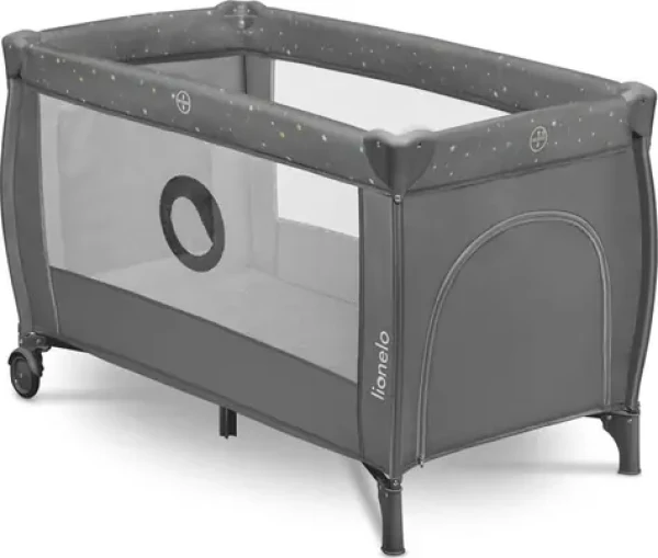 Lionelo Postieľka cestovná Stefi PLUS Grey Multicolor (LO-STEFI PLUS GREY MULTICOLOR)