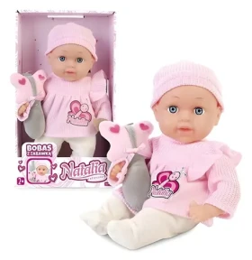 Bábika Natalia bobas 33 cm s hračkou