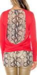 Trendy Koucla 2in1 jumper with Snake pattern Einheitsgroesse