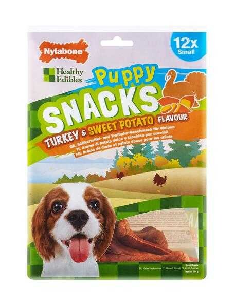 Nylabone Healthy Edibles Healthy Edibles Puppy Snacks Slad Brambory&Kruta s 12ks sáčok 265g