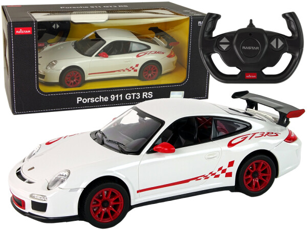 Mamido Elektrické autíčko R/C Porsche 911 GT3 RS 1:14 Rastar Biele