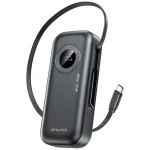 AWEI PA-9 čierna / Powerbanka / 10 000 mAh / 22,5 W / Vstavaný USB-C kábel (PA-9)
