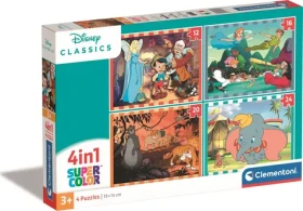 Clementoni PUZZLE Disney klasika 4v1