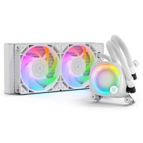 EKWB EK-Nucleus AIO CR240 Lux D-RGB vodné chladenie biela / 550-2300 RPM / 36 dB(A) / 281 x 124 x 27mm (3831109897843)